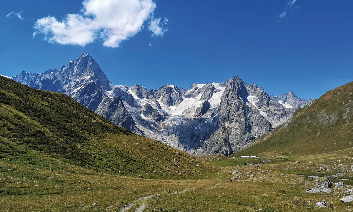 En tête à tête avec les Grandes Jorasses