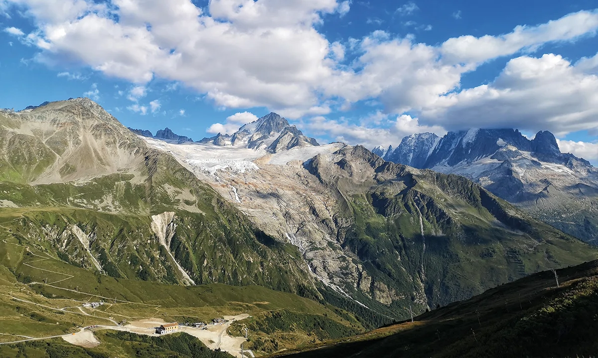 Vers l'Aiguillette des Posettes