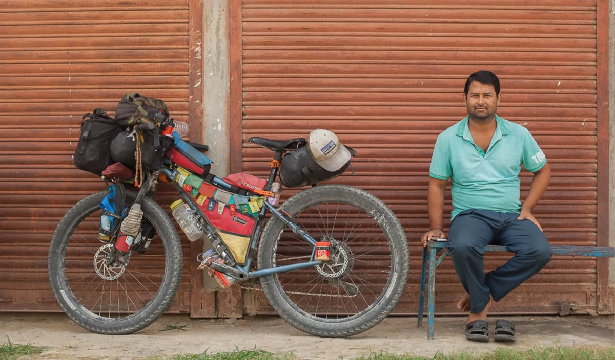 Clotaire Mandel bikepacking