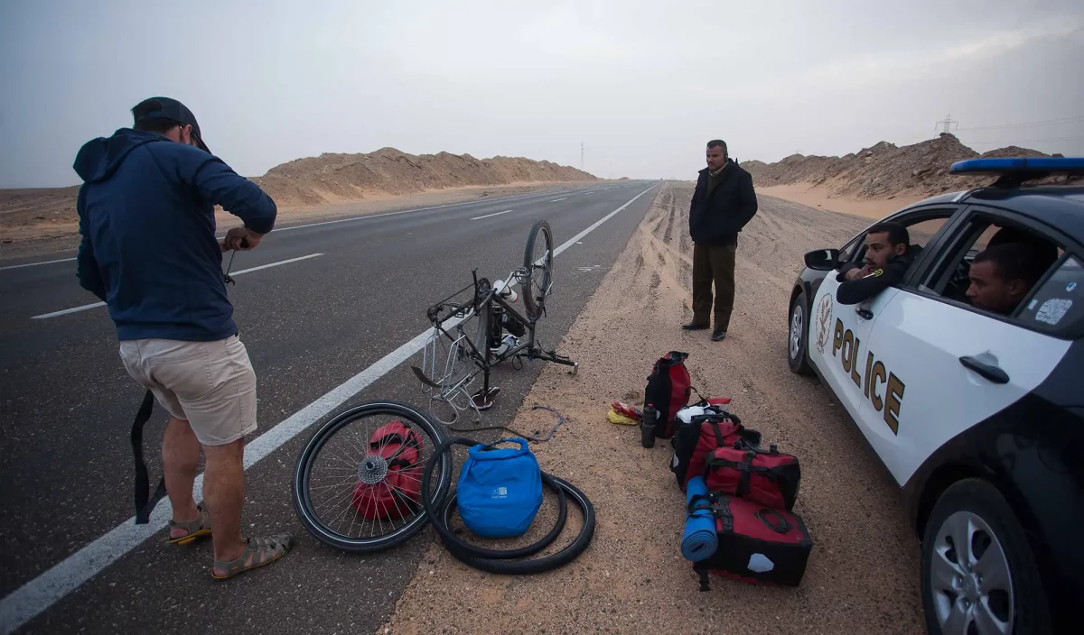 Clotaire Mandel bikepacking