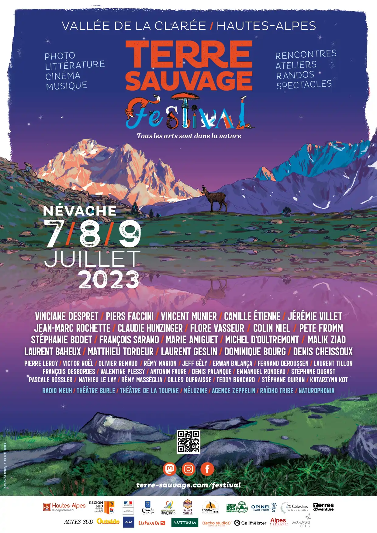 Affiche Terre Sauvage Festival 2023