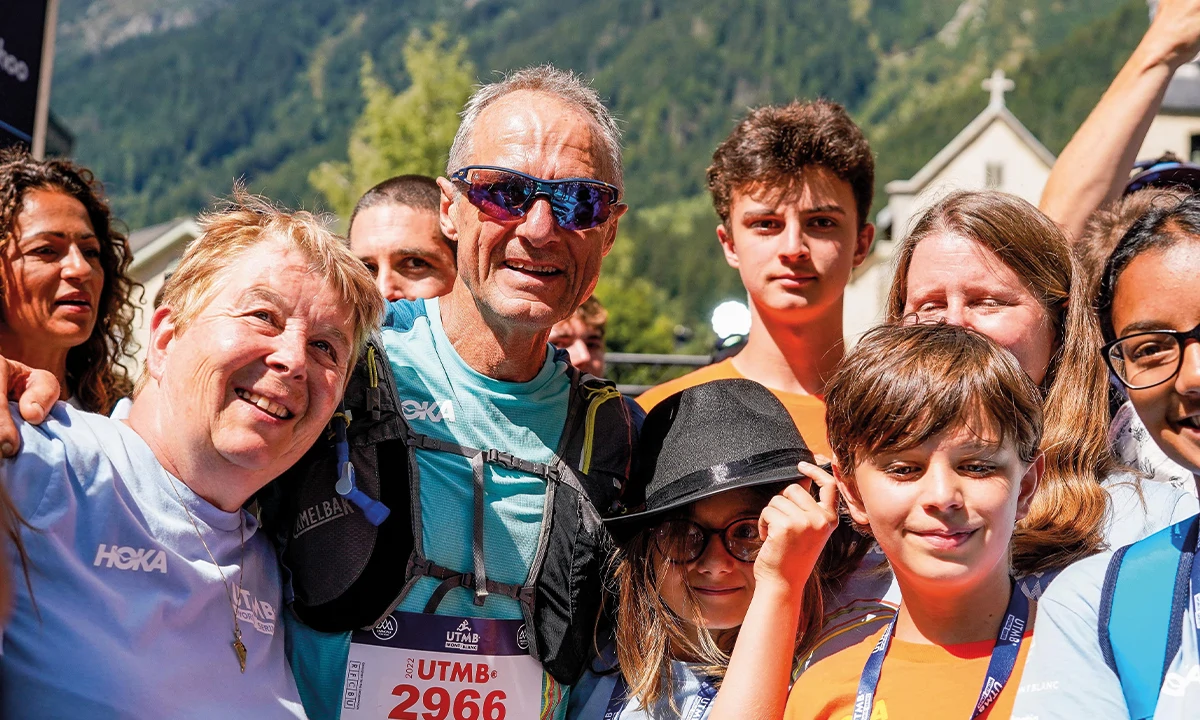 La famille Poletti, UTMB 2022.