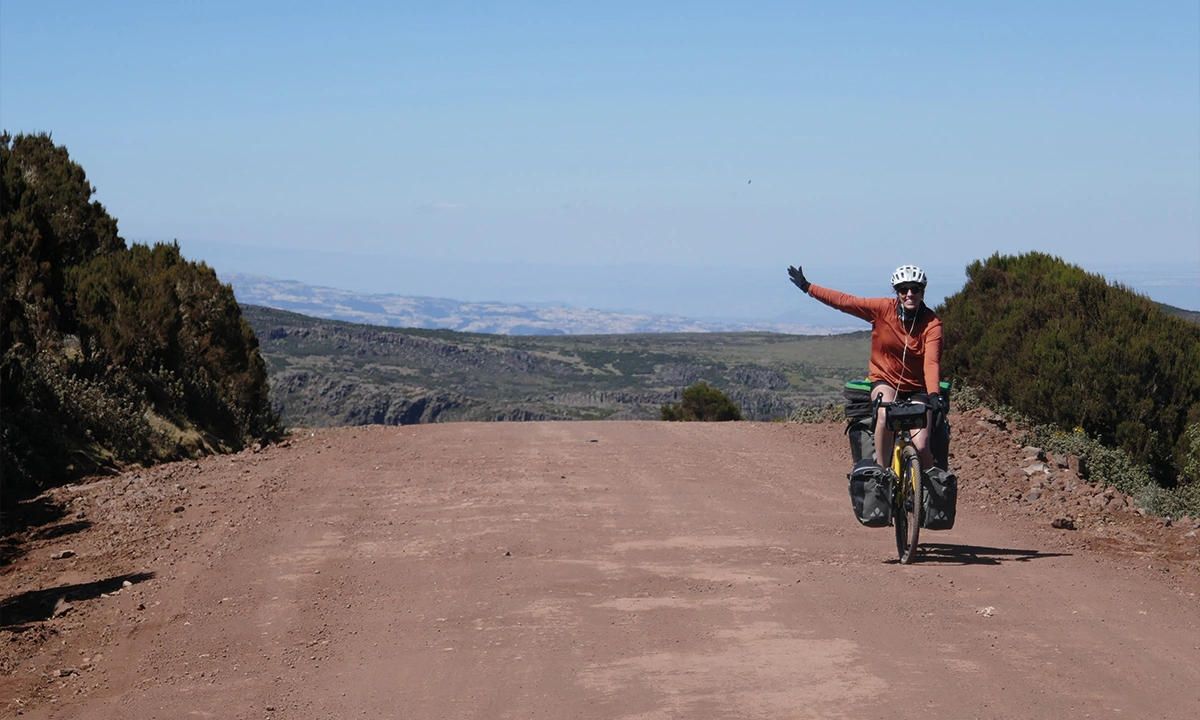 Traversée de l'Afrique à vélo pour grimper