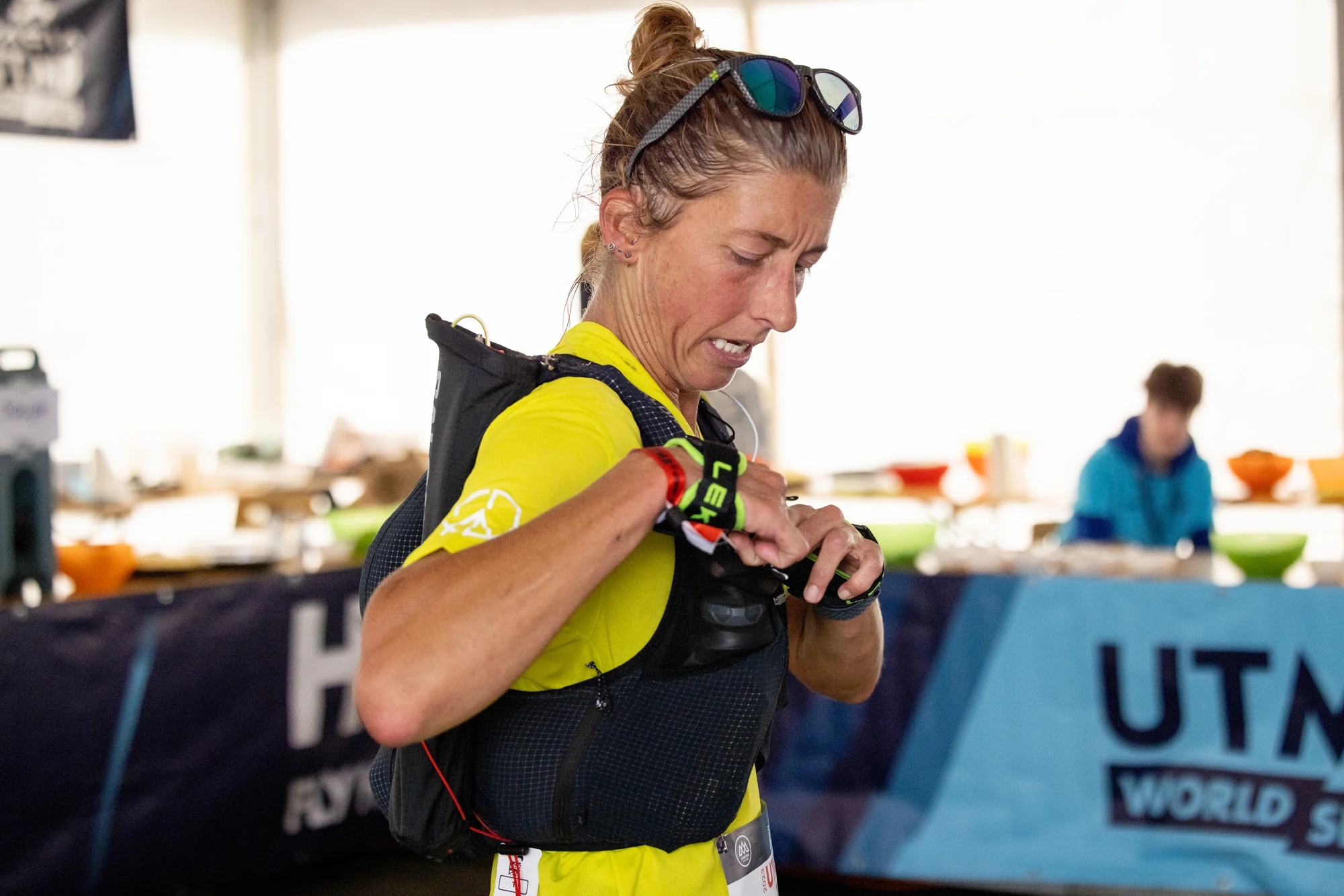 Courtney Dauwalter & Kevin Schmidt UTMB 2023 Trient