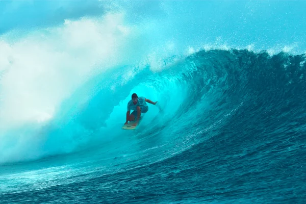 Teahupoo surfeur