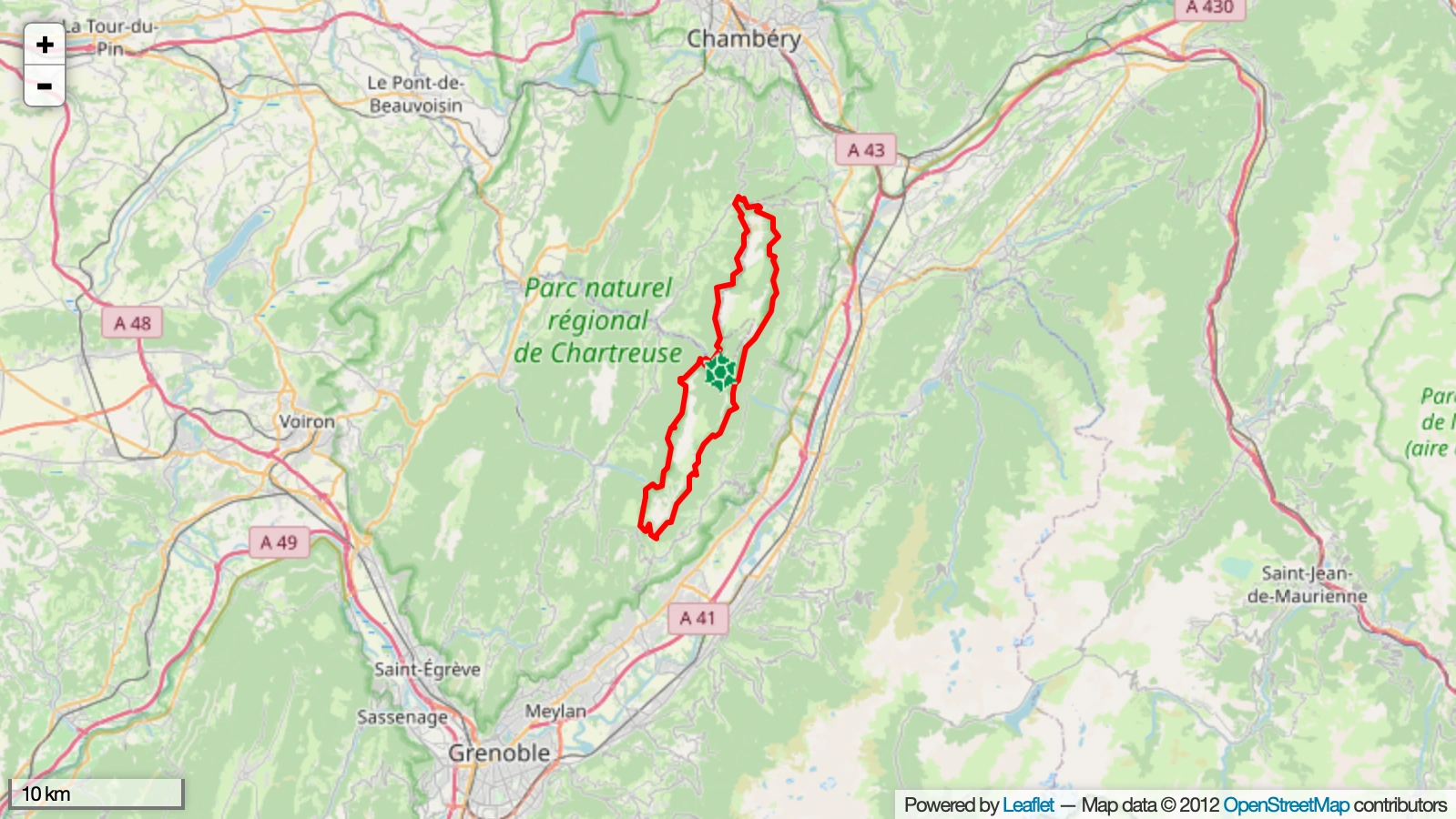 Carte Haute Chartreuse