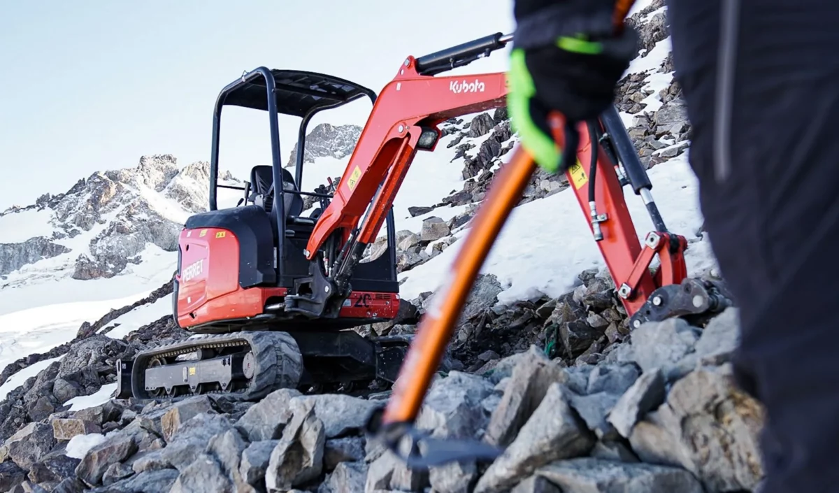 Chantier 3e tronçon La Grave