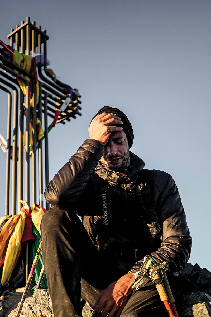 Kilian Jornet, 8 jours, 485,65 kilomètres, 177 sommets