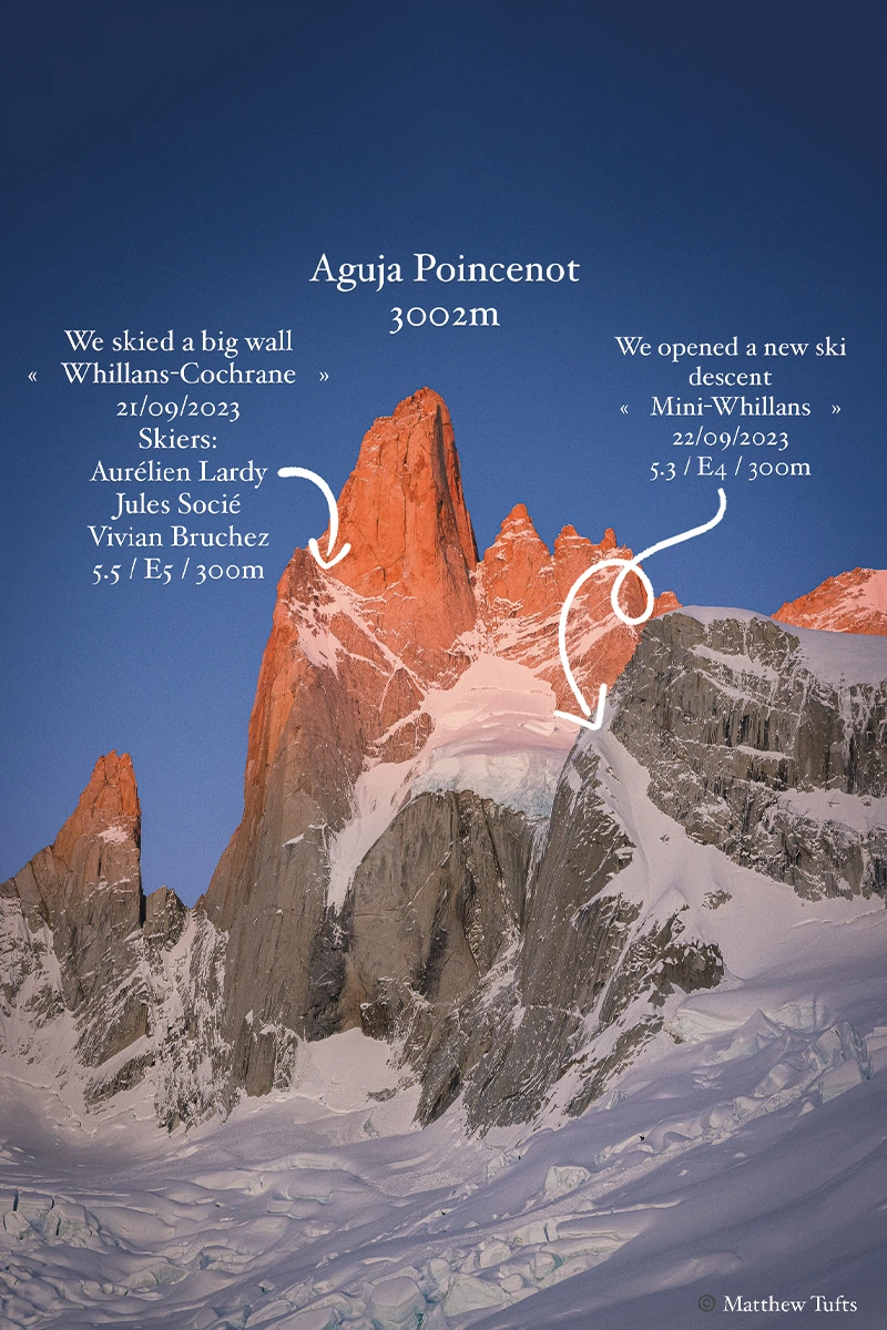 Rampe Whillans-Cochrane, Patagonie