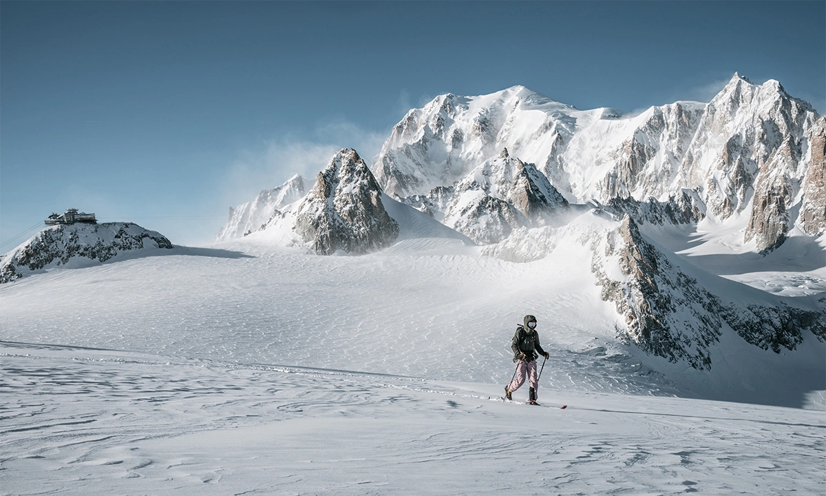 Federica Mingolla skimo mont-Blanc