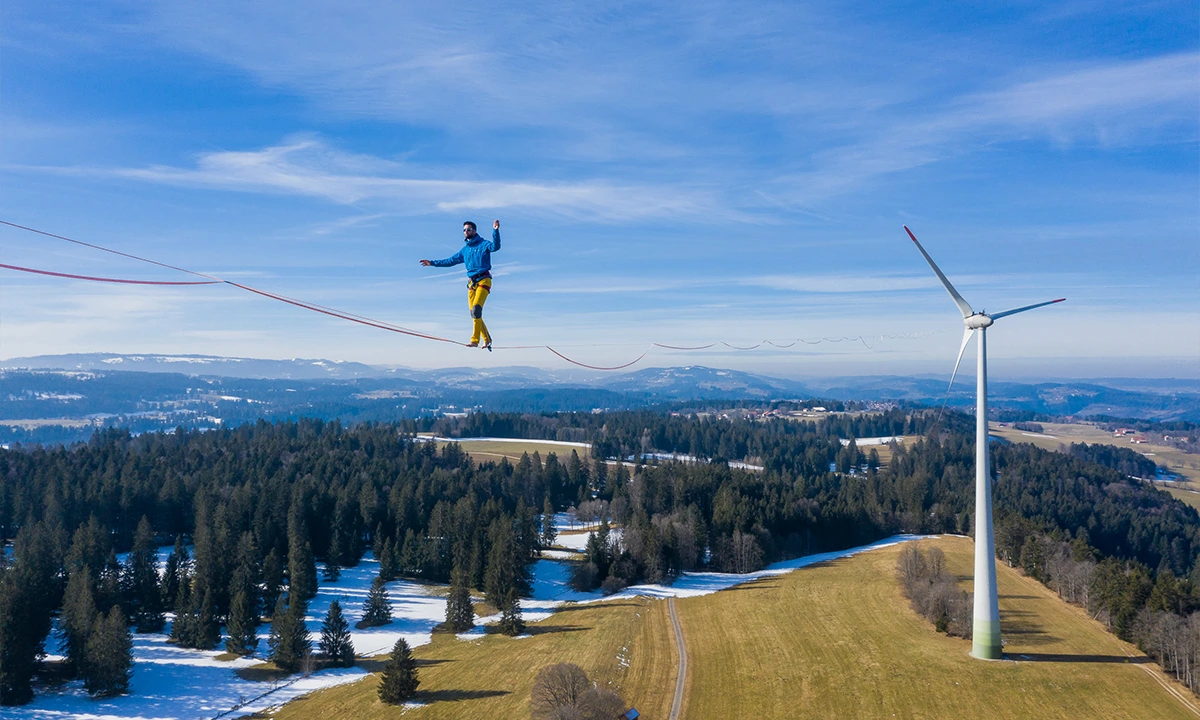 Nathan Paulin, un marcheur dans le ciel