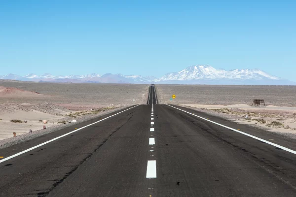 Route du désert de l'Atacama, Chili.