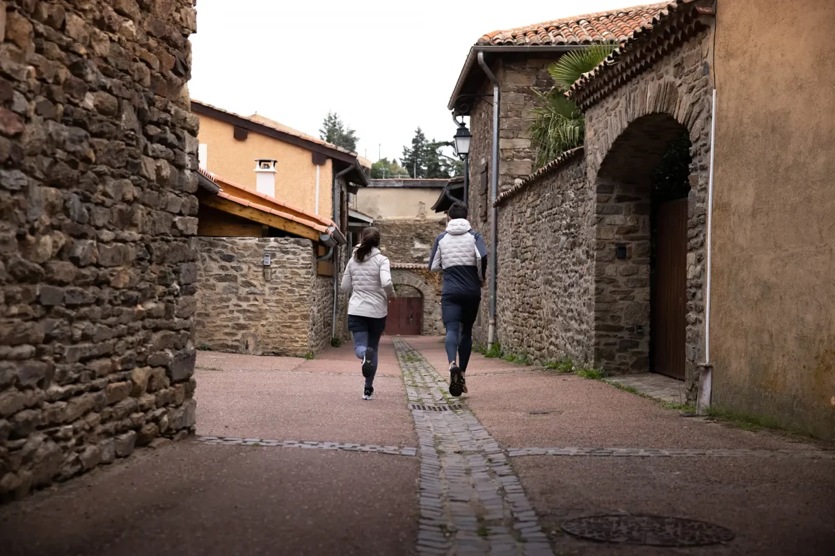 SaintéLyon coureurs reconnaissance parcours de jour