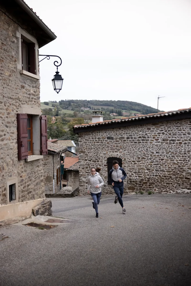 SaintéLyon coureurs reconnaissance parcours de jour