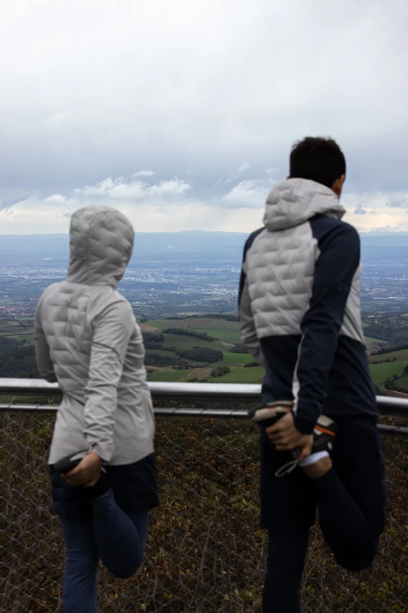 SaintéLyon coureurs reconnaissance parcours de jour