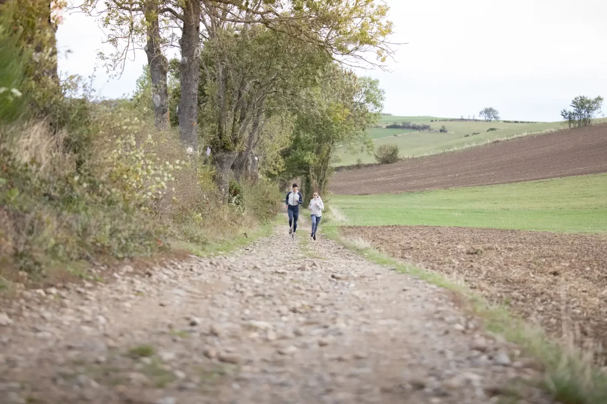 SaintéLyon coureurs reconnaissance parcours de jour