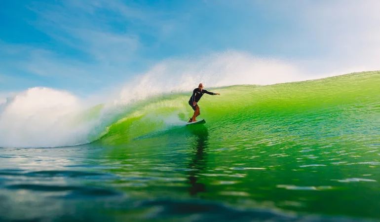 Surfeur vague
