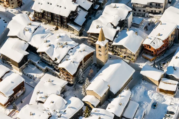 Village de Val D'Isère en hiver