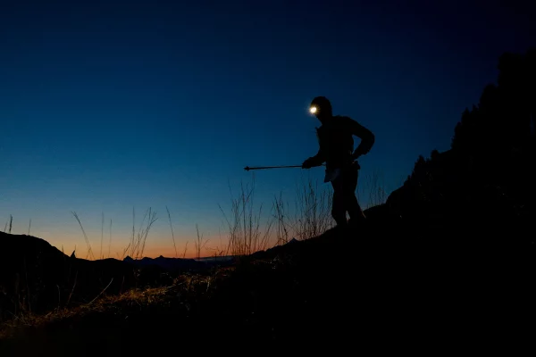 Coureur UTMB 2022 nuit