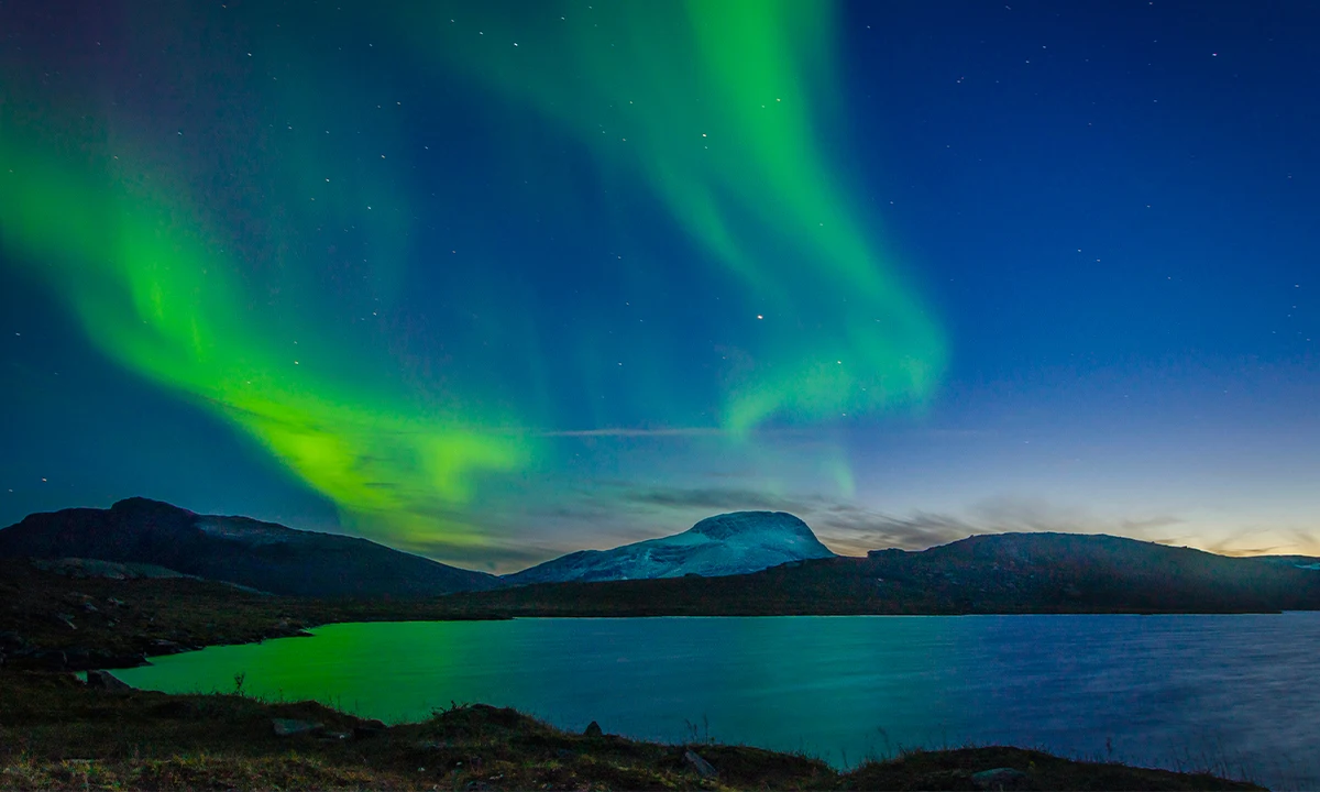 Suède aurores boréales