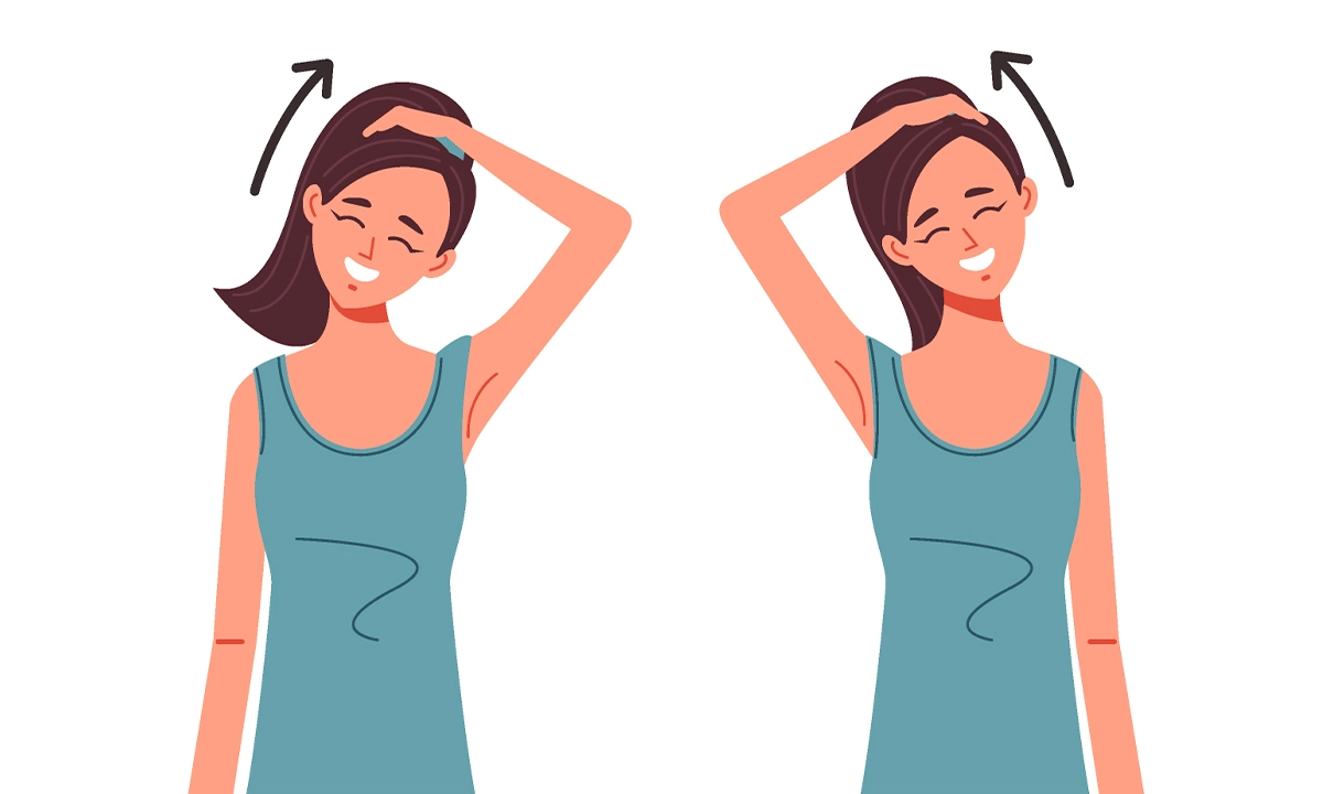 Yoga étirement cervicales