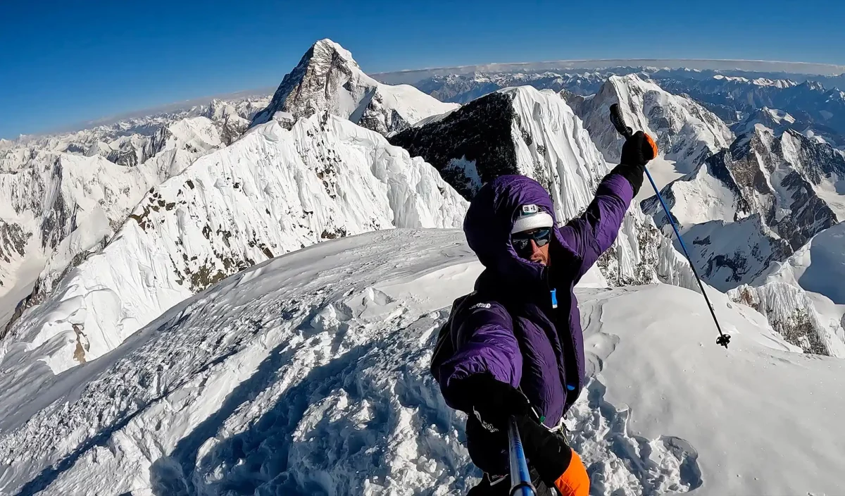 Benjamin Védrines Sommet du Broad peak