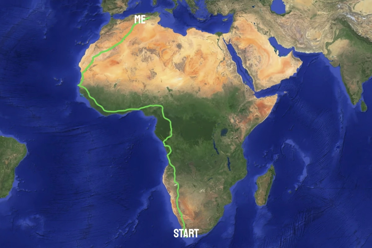 carte Project Africa @hardestgeezer