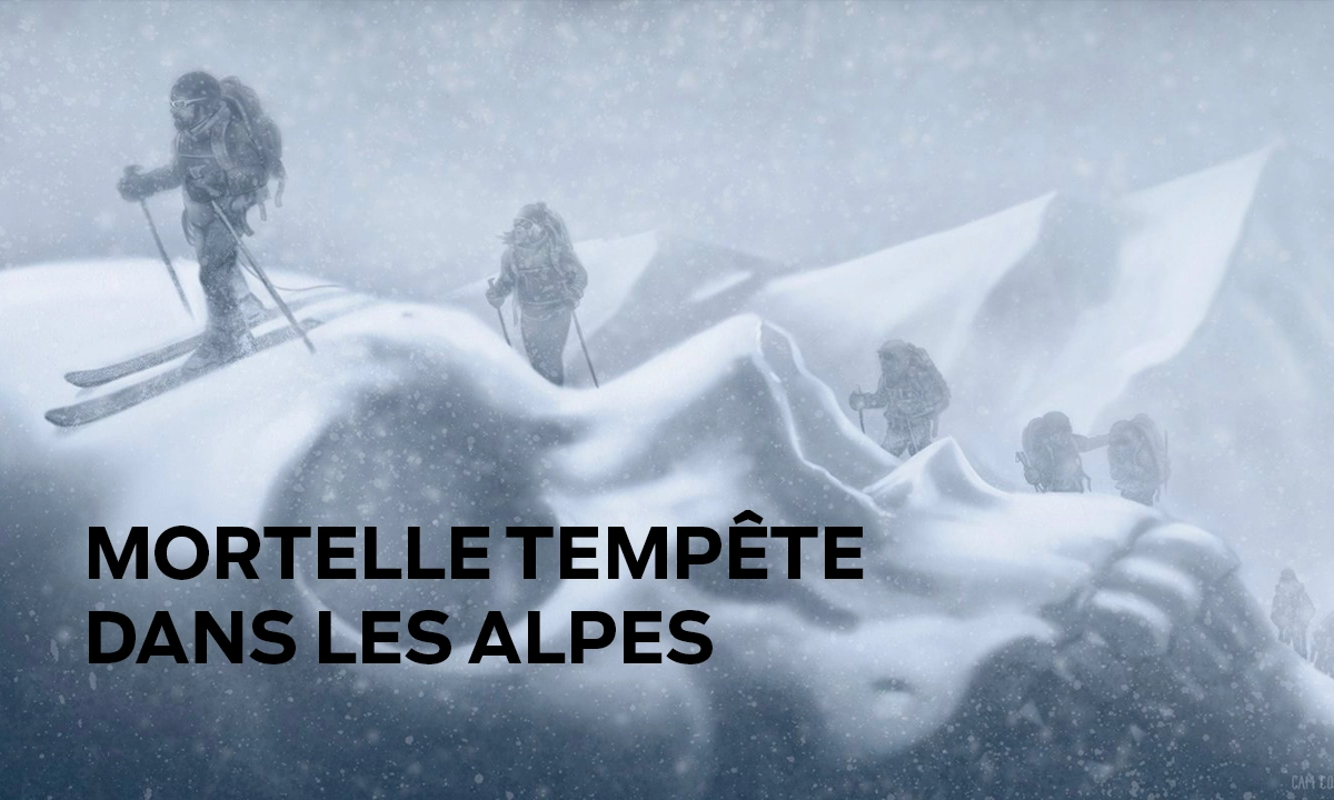 Mortelle tempête dans les Alpes