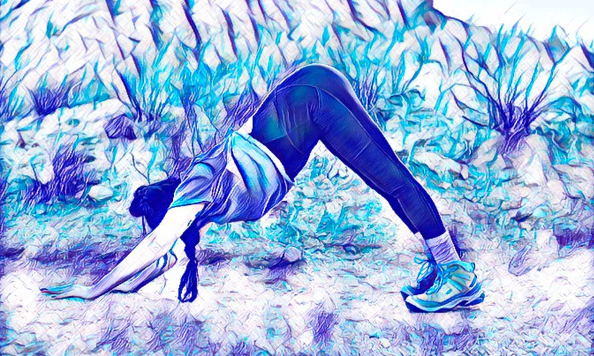 Yoga étirement randonnée