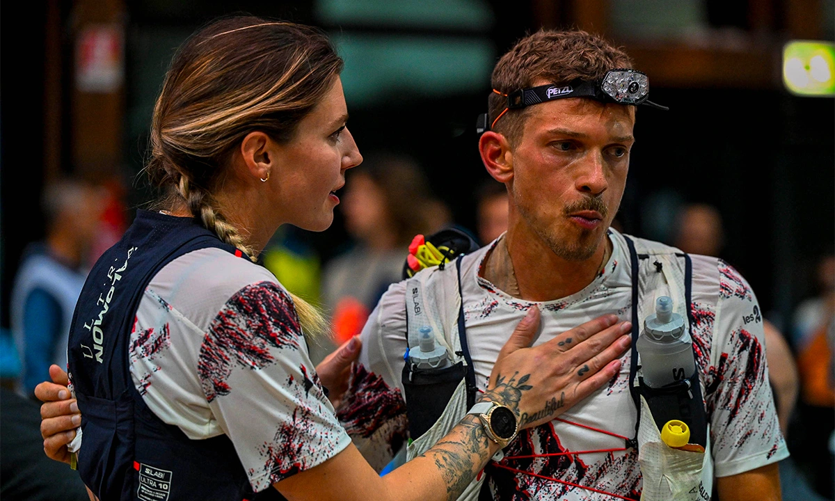 Ravitaillement UTMB Mathieu Blanchard