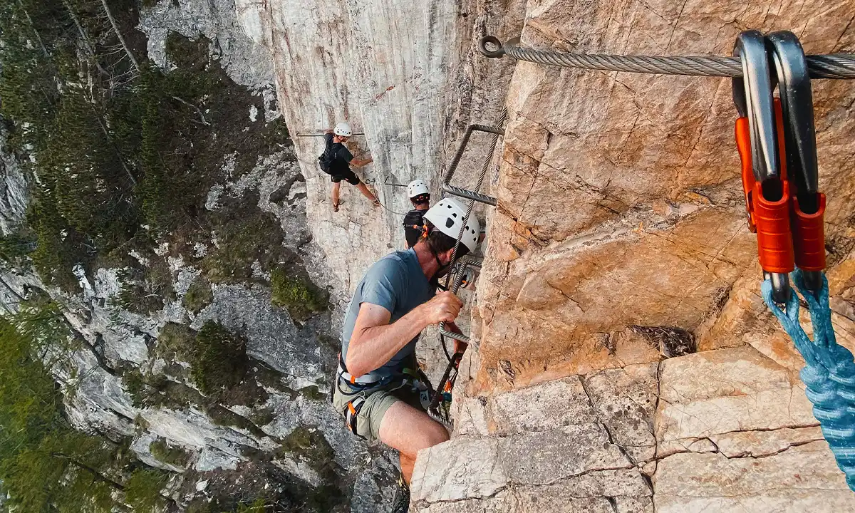 Via ferrata Roc de Tovière, Val d'Isère