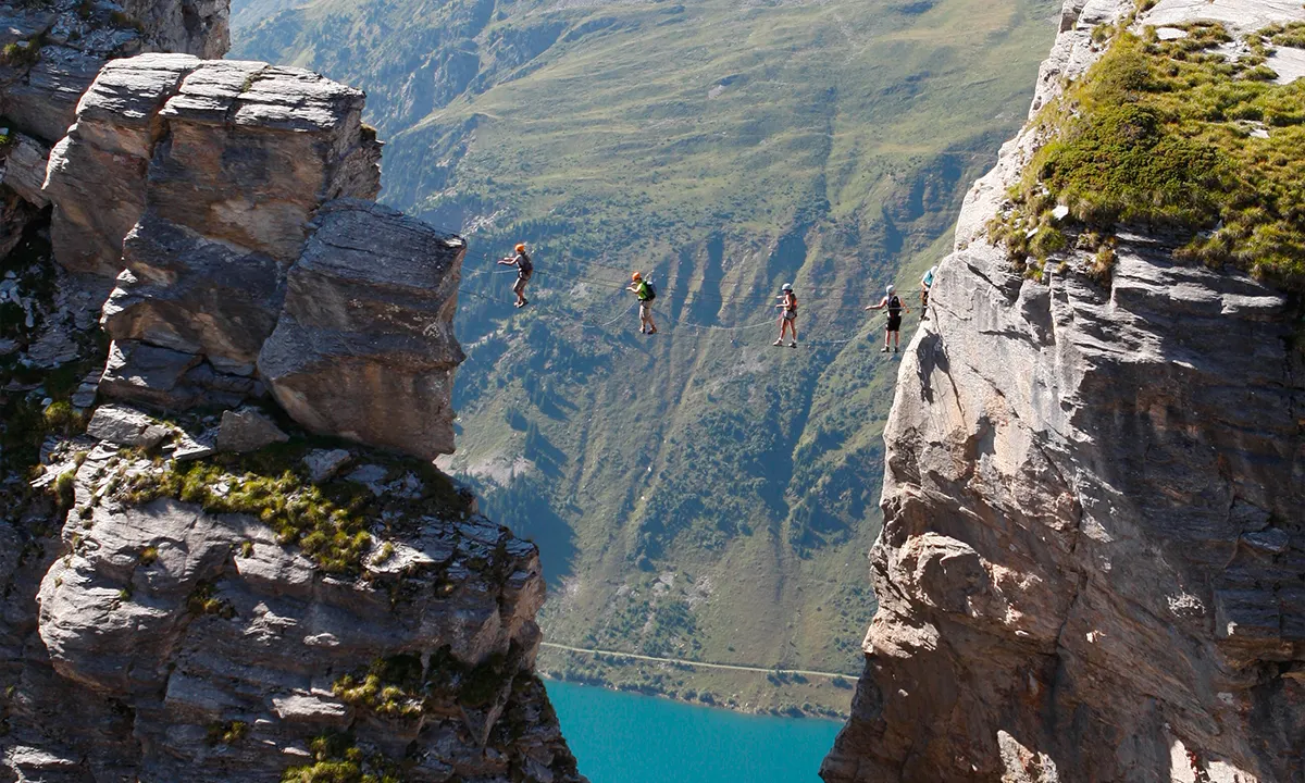 Via ferrata Le Roc du Vent, Beaufortain