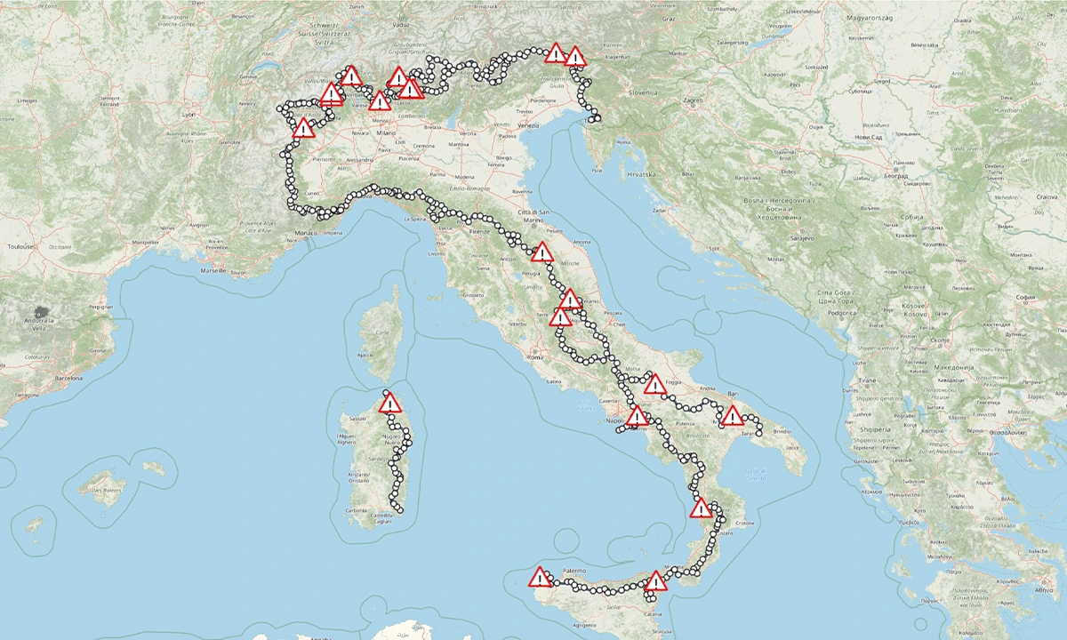 Carte Sentiero Italia