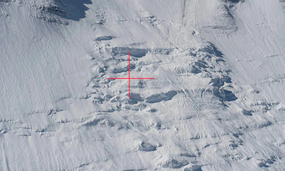 Zone de l'accident Dhaulagiri