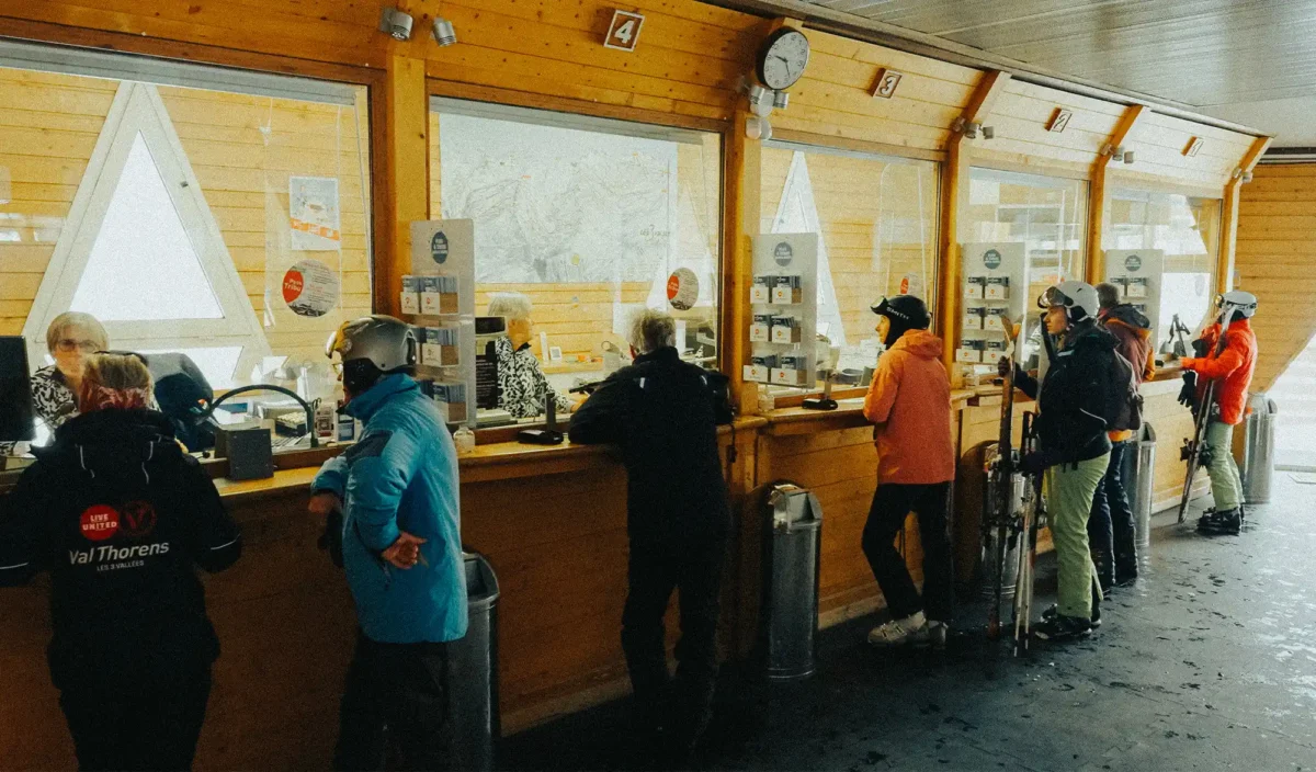 Caisses forfaits de ski Val Thorens