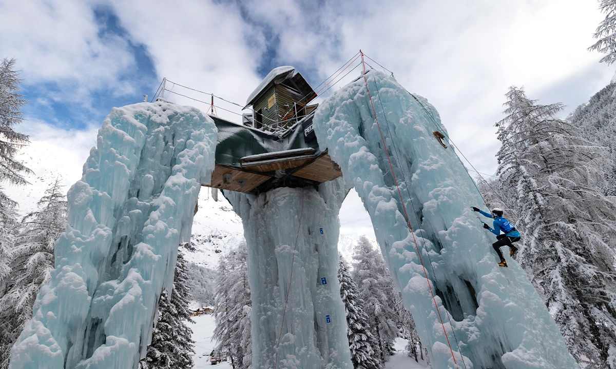 Tour de glace de Champagny en Vanoise.