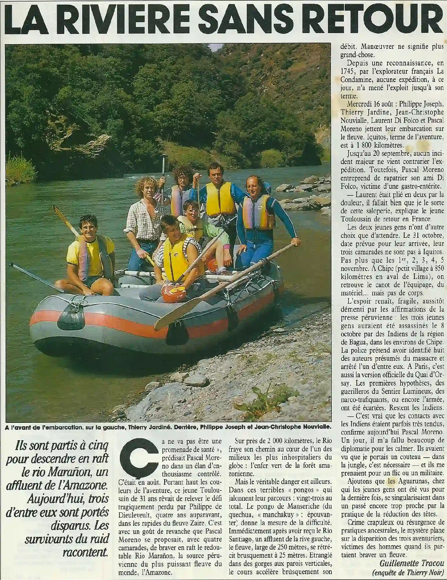 Expédition Rio Marañon