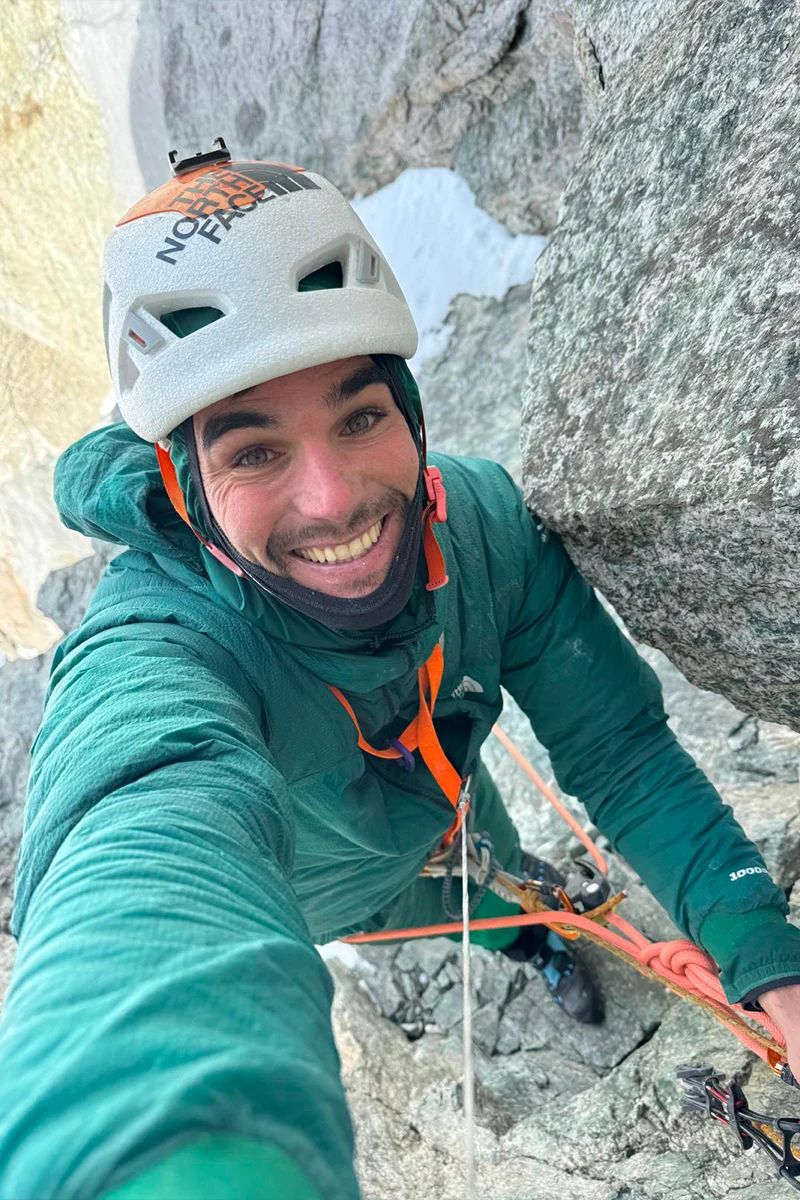 Benjamin Védrines en solo dans les Drus
