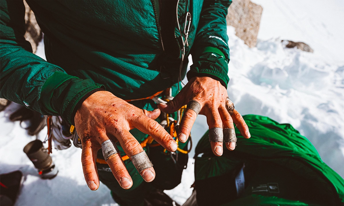 Benjamin Védrines en solo dans les Drus