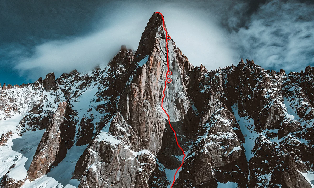 Benjamin Védrines en solo dans les Drus