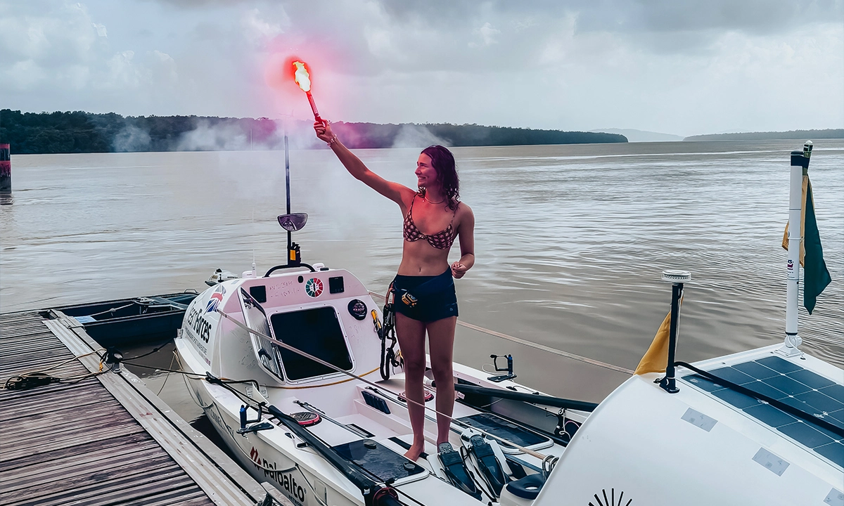 Zara Lachlan traversée atlantique à la rame en solitaire