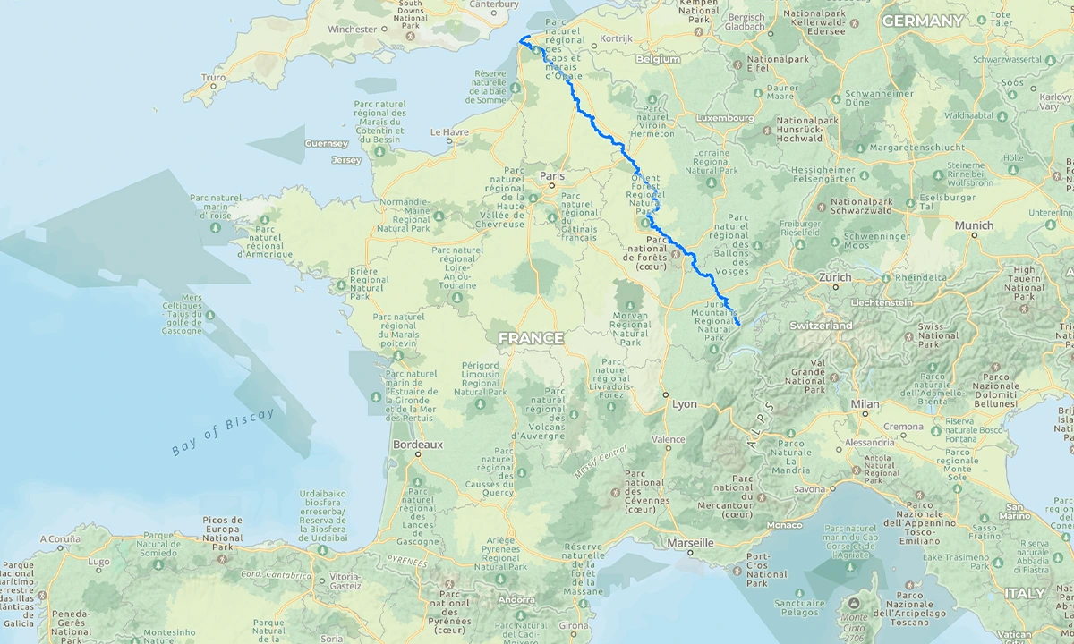 carte GR145