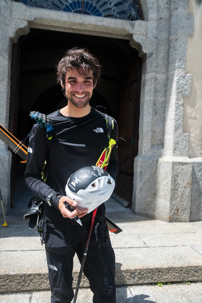 Benjamin Védrines bat le record de l’ascension du mont Blanc de Kilian Jornet