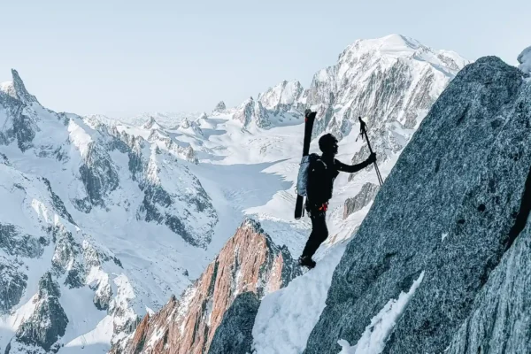 Benjamin Védrines traversée du massif du Mont-Blanc