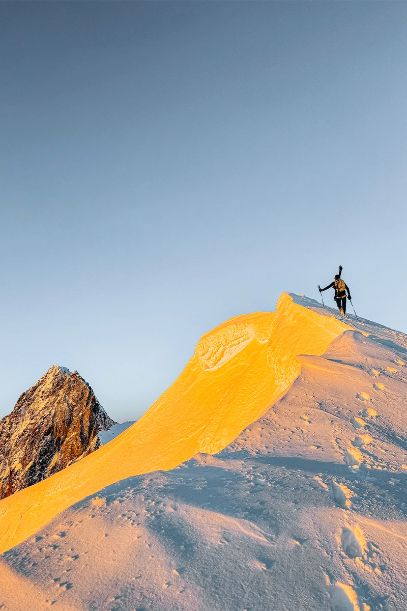 Benjamin Védrines traversée du massif du Mont-Blanc