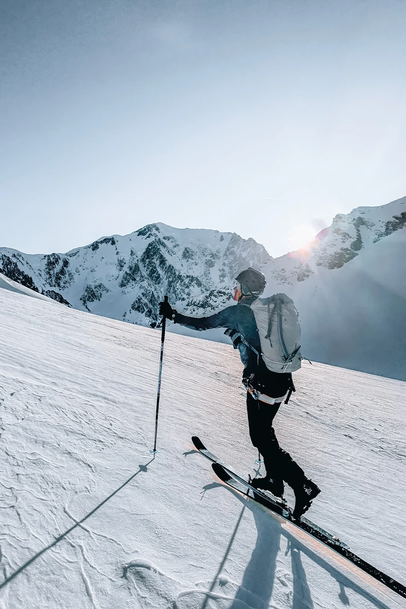 Benjamin Védrines traversée du massif du Mont-Blanc