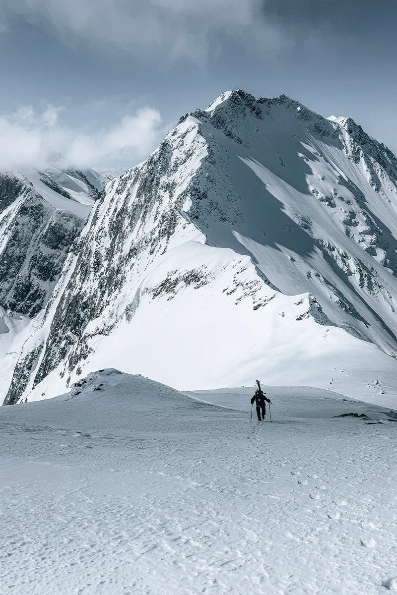 Benjamin Védrines traversée du massif du Mont-Blanc