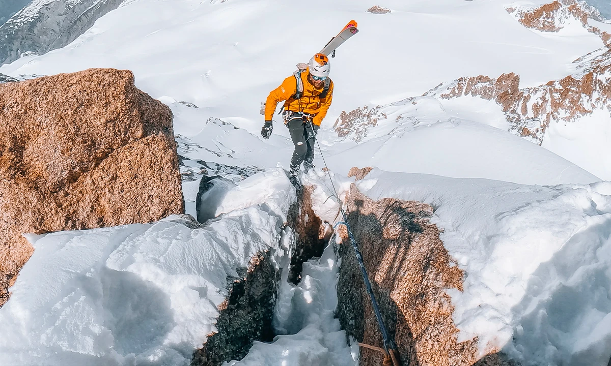 Benjamin Védrines traversée du massif du Mont-Blanc