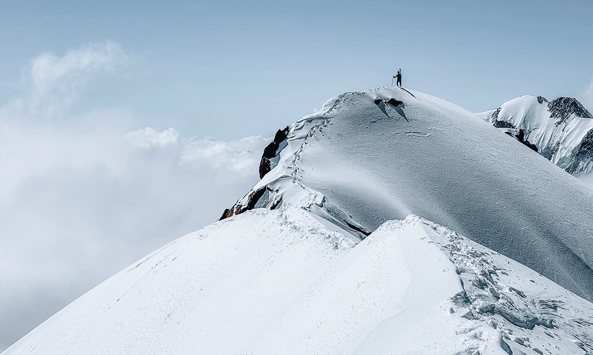 Benjamin Védrines traversée du massif du Mont-Blanc