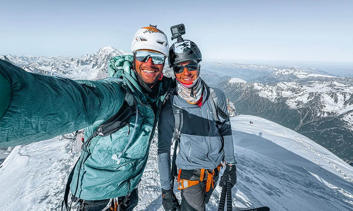 Benjamin Védrines traversée du massif du Mont-Blanc